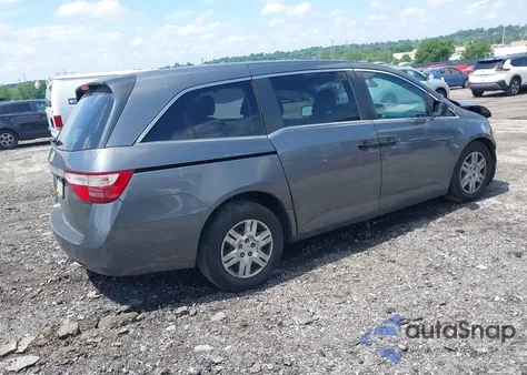 2012 Honda Odyssey Lx из США, поврежденный, VIN 5FNRL5H22CB107588
